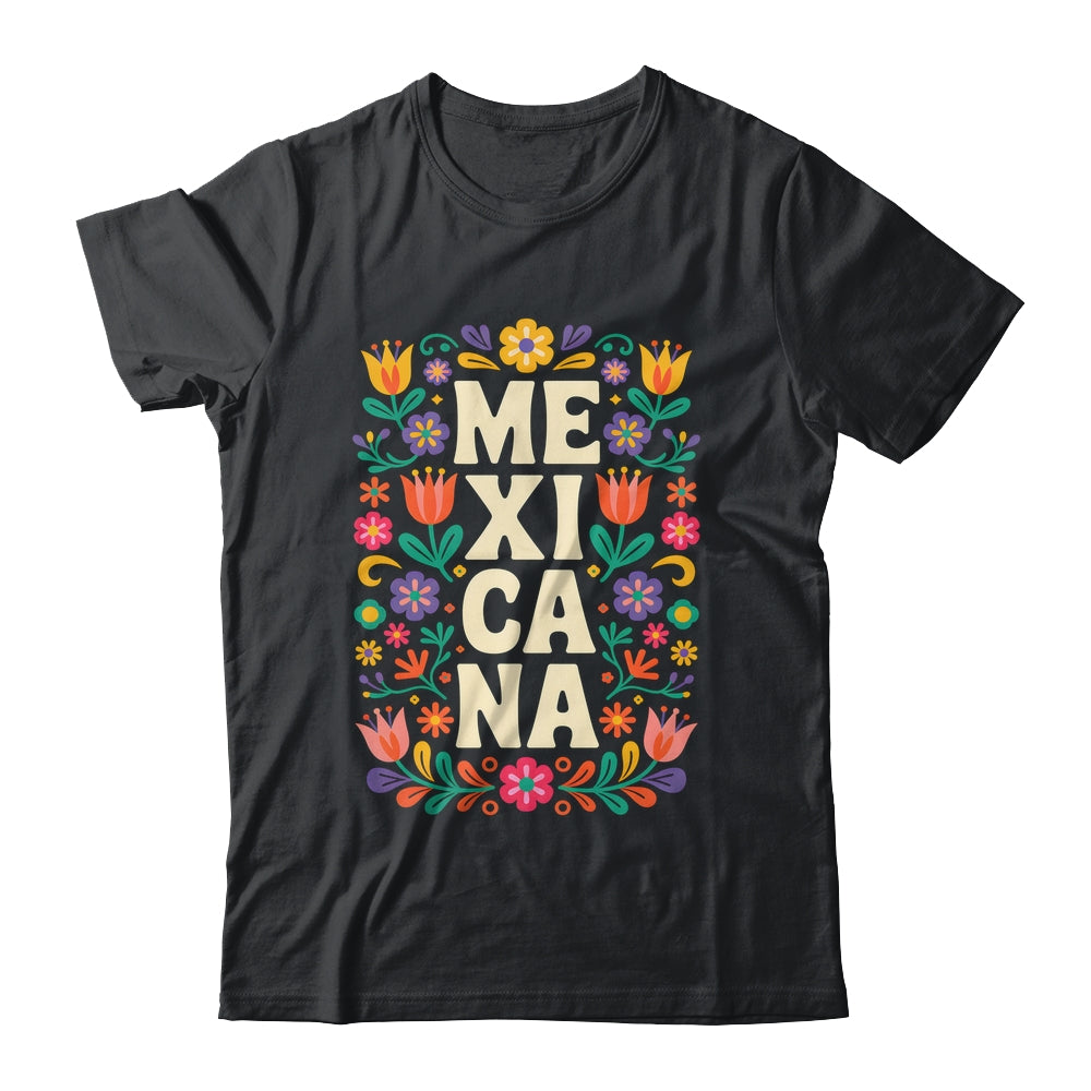 Proud Mexico For Mexicans Mexicana Mexico Women Girls Flower Shirt & Tank Top | siriusteestore