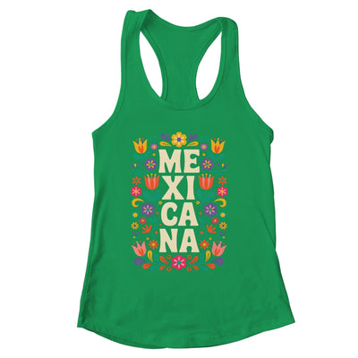 Proud Mexico For Mexicans Mexicana Mexico Women Girls Flower Shirt & Tank Top | siriusteestore