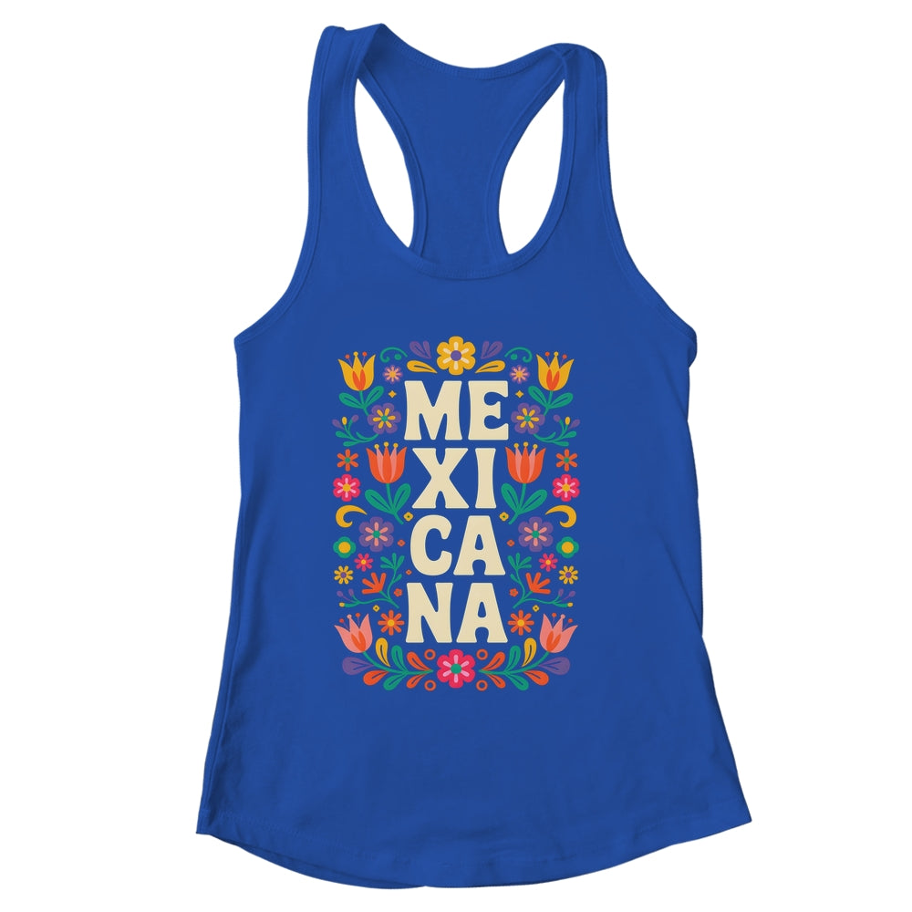Proud Mexico For Mexicans Mexicana Mexico Women Girls Flower Shirt & Tank Top | siriusteestore