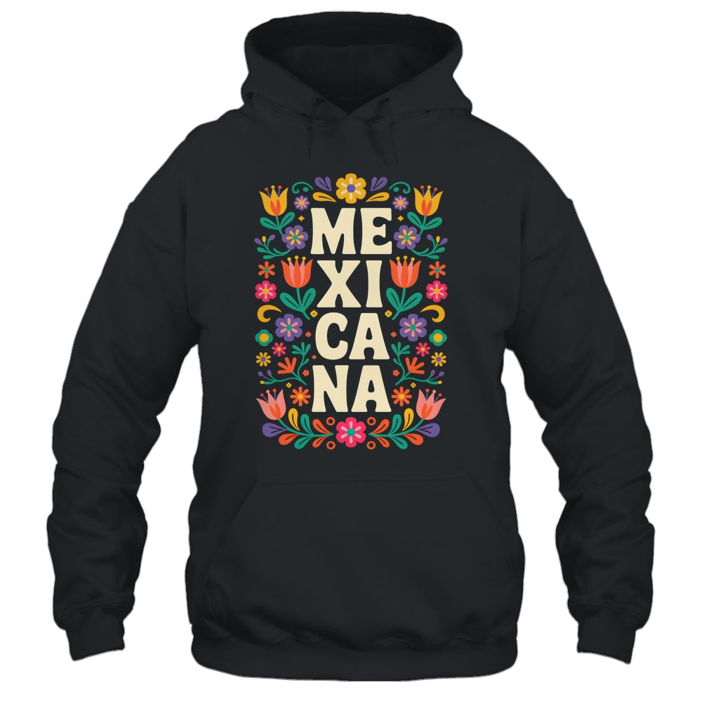 Proud Mexico For Mexicans Mexicana Mexico Women Girls Flower Shirt & Tank Top | siriusteestore
