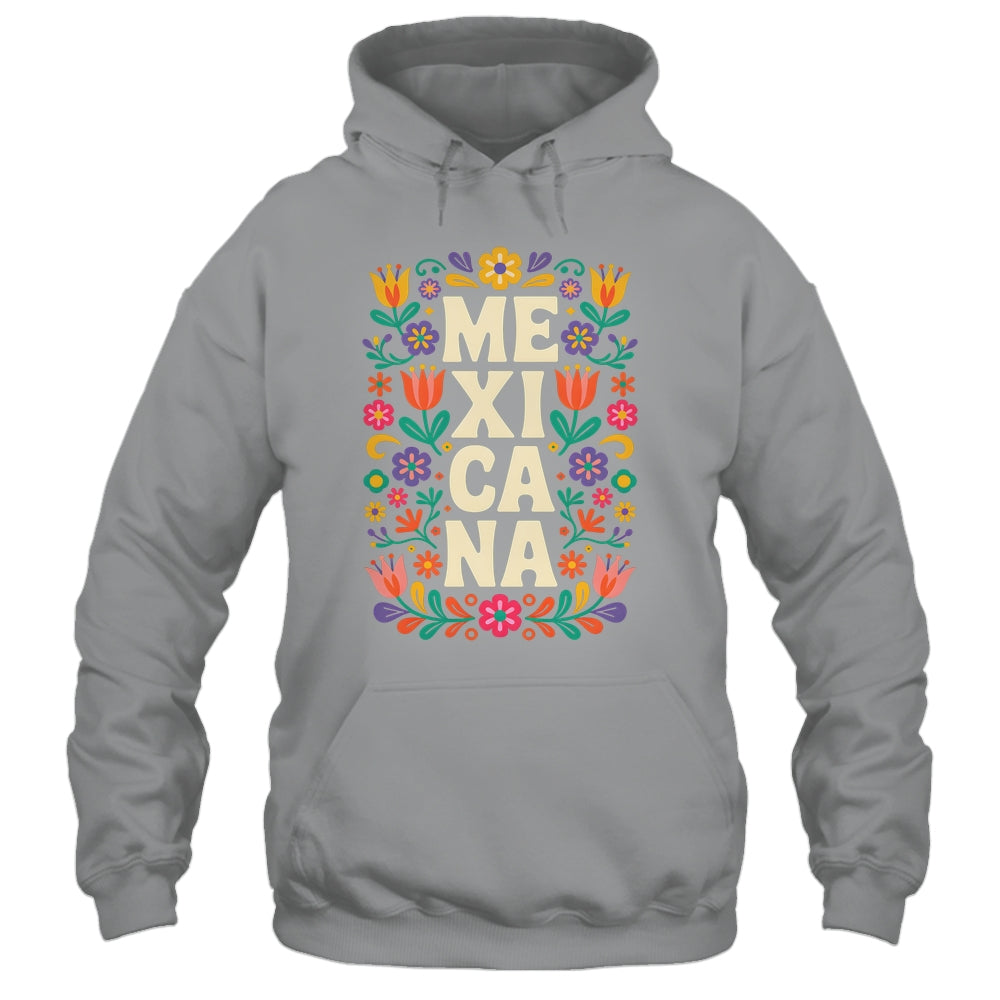 Proud Mexico For Mexicans Mexicana Mexico Women Girls Flower Shirt & Tank Top | siriusteestore