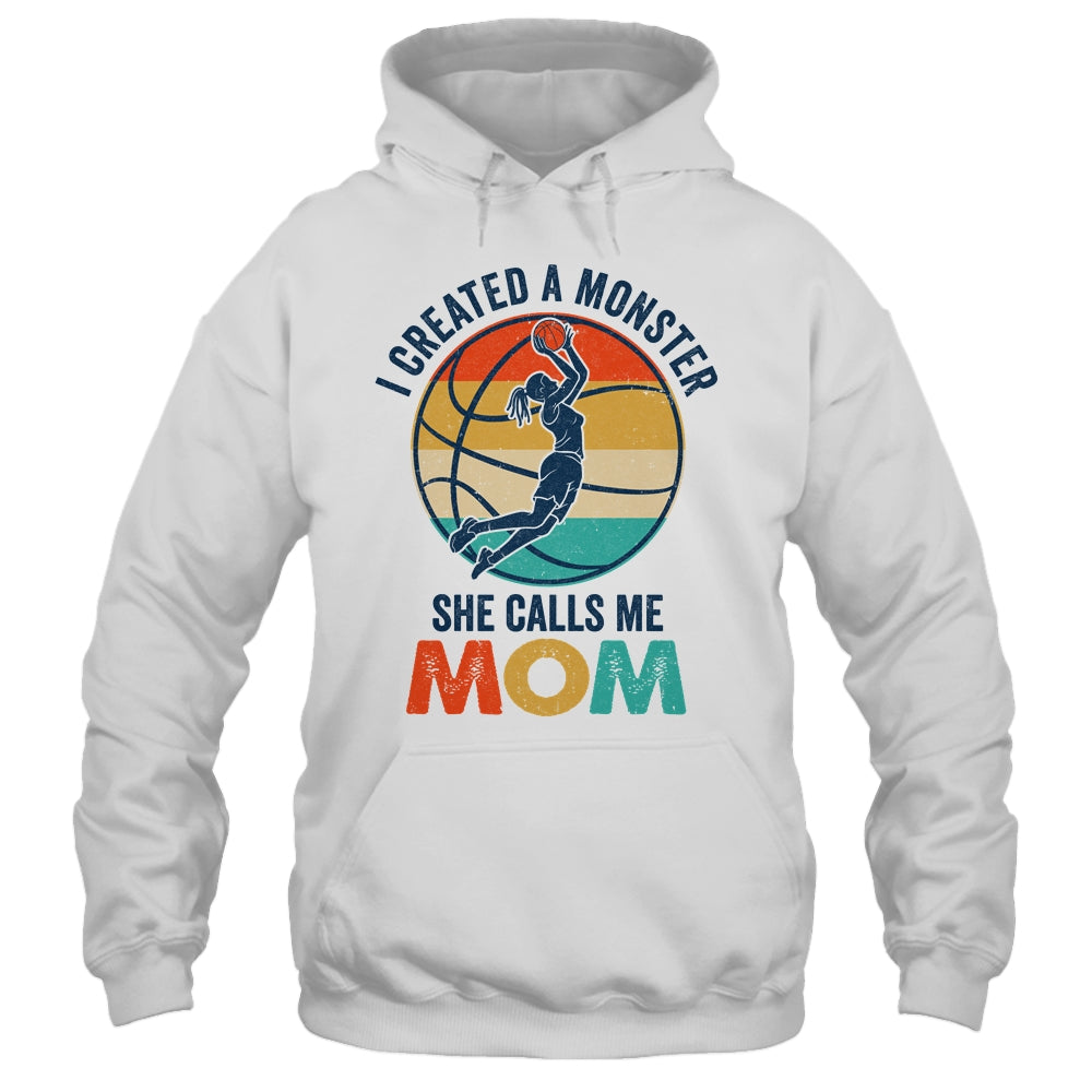 Proud Mom I Created A Monster She Calls Me Mom Basketball Shirt & Tank Top | siriusteestore