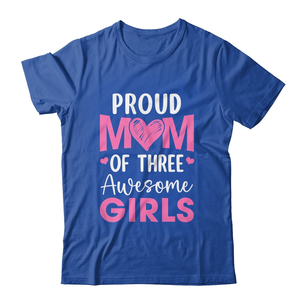 Proud Mom Of 2 Girls Awesome Two Daughters Mother's Day Shirt & Tank Top | siriusteestore