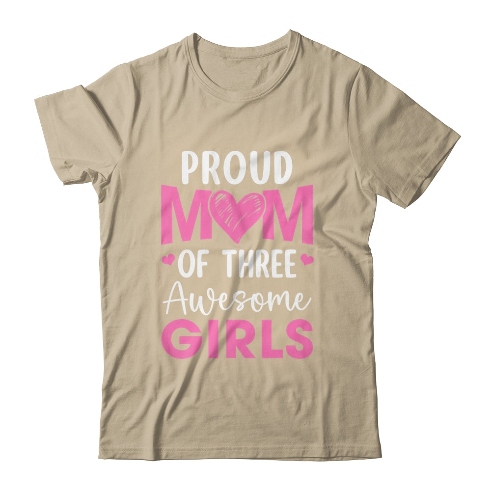 Proud Mom Of 2 Girls Awesome Two Daughters Mother's Day Shirt & Tank Top | siriusteestore