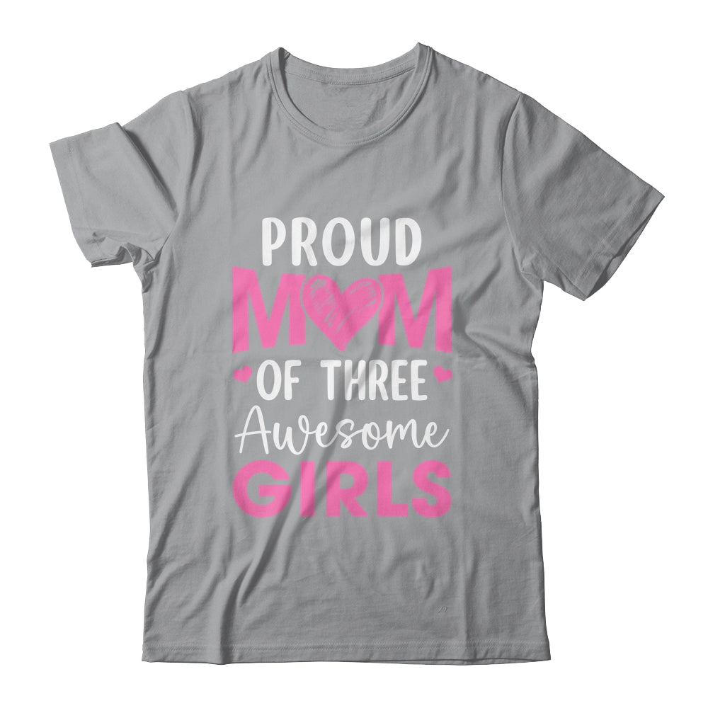 Proud Mom Of 2 Girls Awesome Two Daughters Mother's Day Shirt & Tank Top | siriusteestore
