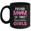 Proud Mom Of 2 Girls Awesome Two Daughters Mother's Day Mug | siriusteestore