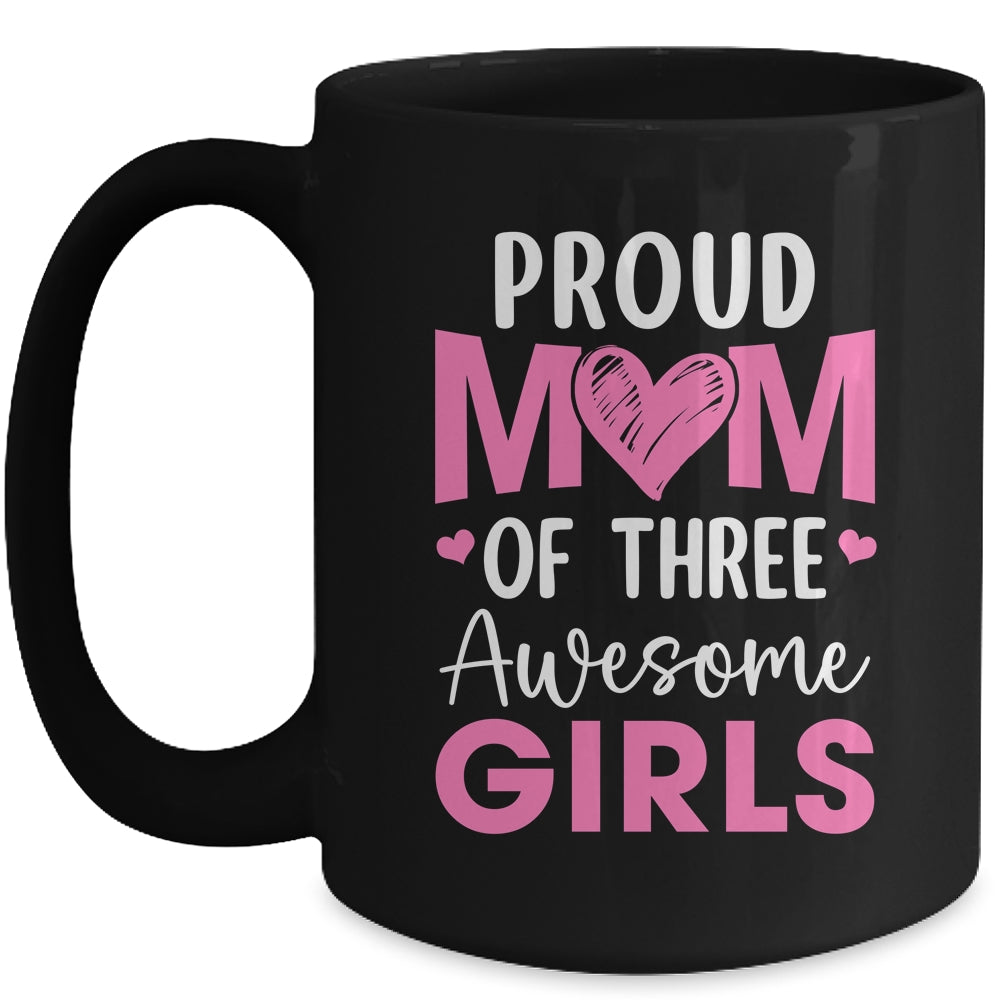 Proud Mom Of 2 Girls Awesome Two Daughters Mother's Day Mug | siriusteestore