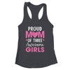 Proud Mom Of 2 Girls Awesome Two Daughters Mother's Day Shirt & Tank Top | siriusteestore