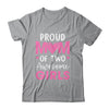 Proud Mom Of 3 Girls Awesome Three Daughters Mother's Day Shirt & Tank Top | siriusteestore