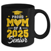 Proud Mom Of A Senior Class Of 2025 Senior Mom 2025 Golden Mug | siriusteestore