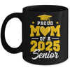 Proud Mom Of A Senior Class Of 2025 Senior Mom 2025 Golden Mug | siriusteestore