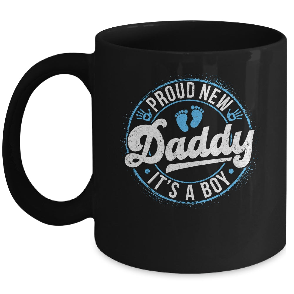 Proud New Daddy It's A Boy Dad To Be Gifts 1st Time Father Mug | siriusteestore