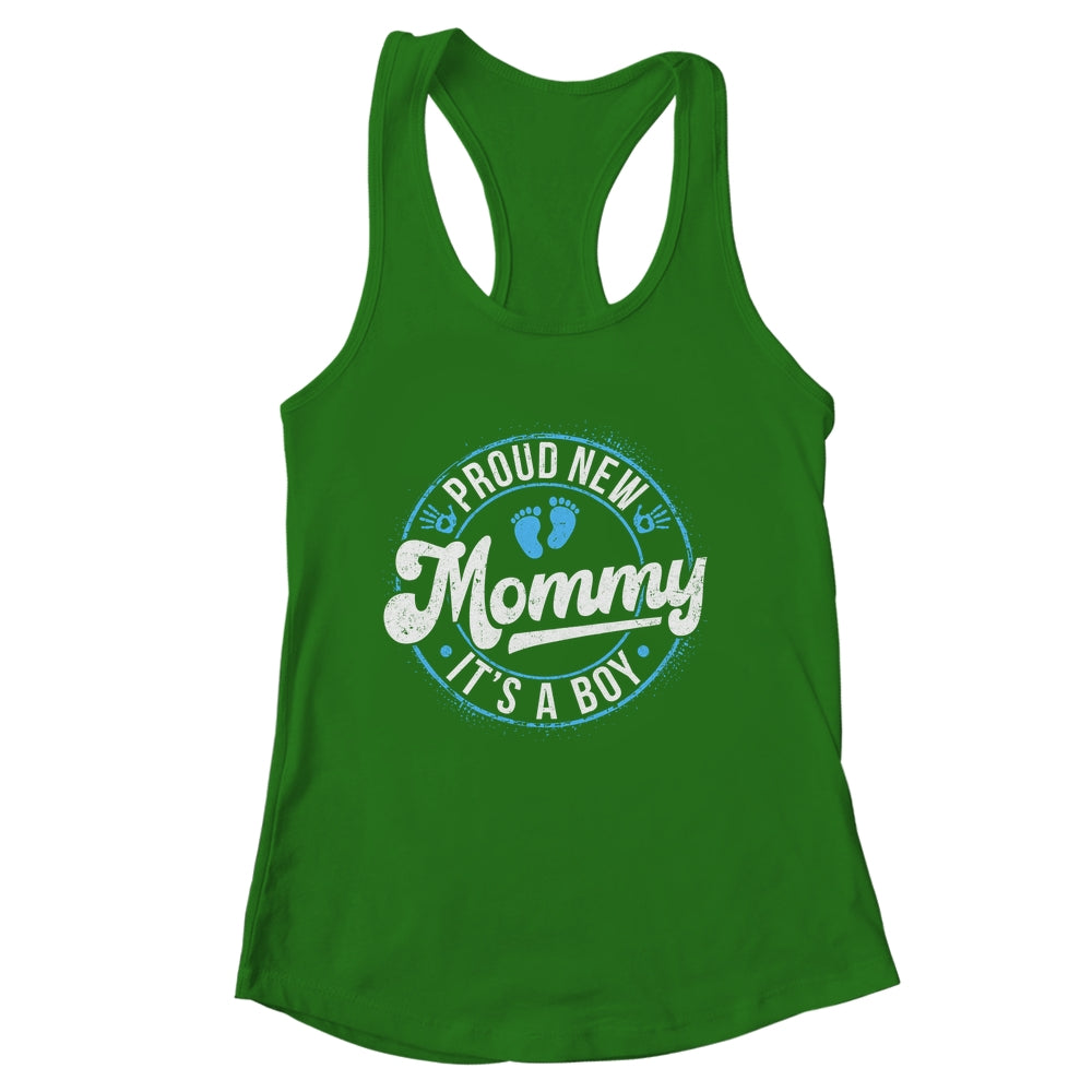 Proud New Mommy It's A Boy Mom To Be Gifts 1st Time Mother Shirt & Tank Top | siriusteestore