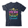 Proud Step Mom Of A Class Of 2026 Graduate Senior 26 Tie Dye Shirt & Hoodie | siriusteestore