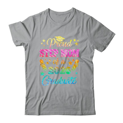 Proud Step Mom Of A Class Of 2026 Graduate Senior 26 Tie Dye Shirt & Hoodie | siriusteestore