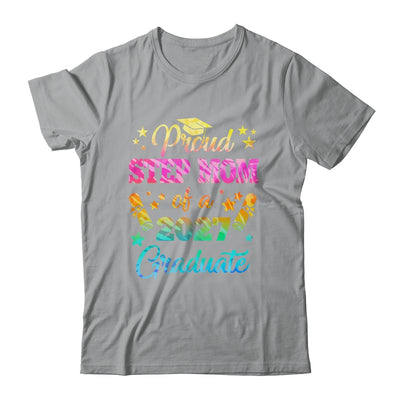 Proud Step Mom Of A Class Of 2027 Graduate Senior 26 Tie Dye Shirt & Hoodie | siriusteestore