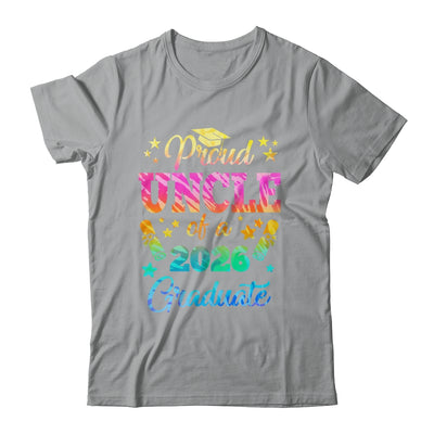 Proud Uncle Of A Class Of 2026 Graduate Senior 26 Tie Dye Shirt & Hoodie | siriusteestore