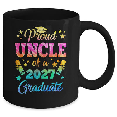 Proud Uncle Of A Class Of 2027 Graduate Senior 26 Tie Dye Mug | siriusteestore