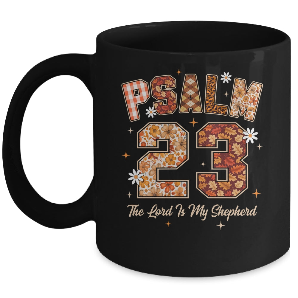 Psalm 23 Shirt The Lord Is My Shepherd Christian Faith Bible Mug | siriusteestore