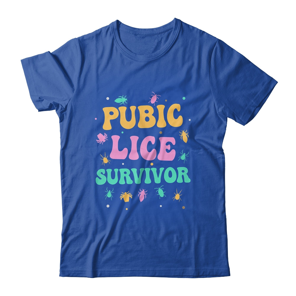 Pubic Lice Survivor Funny Embarrassing Inappropriate Shirt & Tank Top | siriusteestore