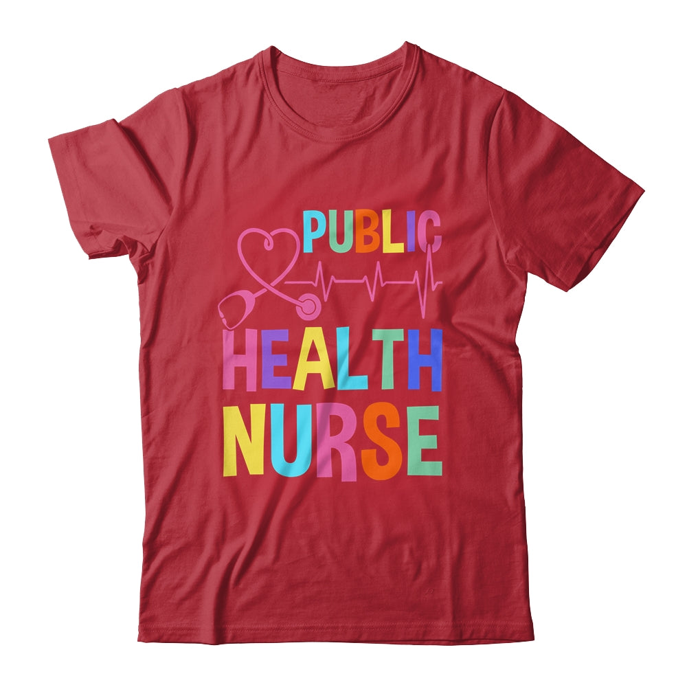 Public Health Nurse Heart For Nurse Job Design For Women Shirt & Tank Top | siriusteestore
