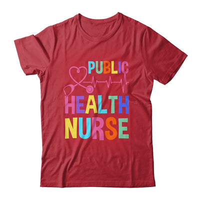 Public Health Nurse Heart For Nurse Job Design For Women Shirt & Tank Top | siriusteestore
