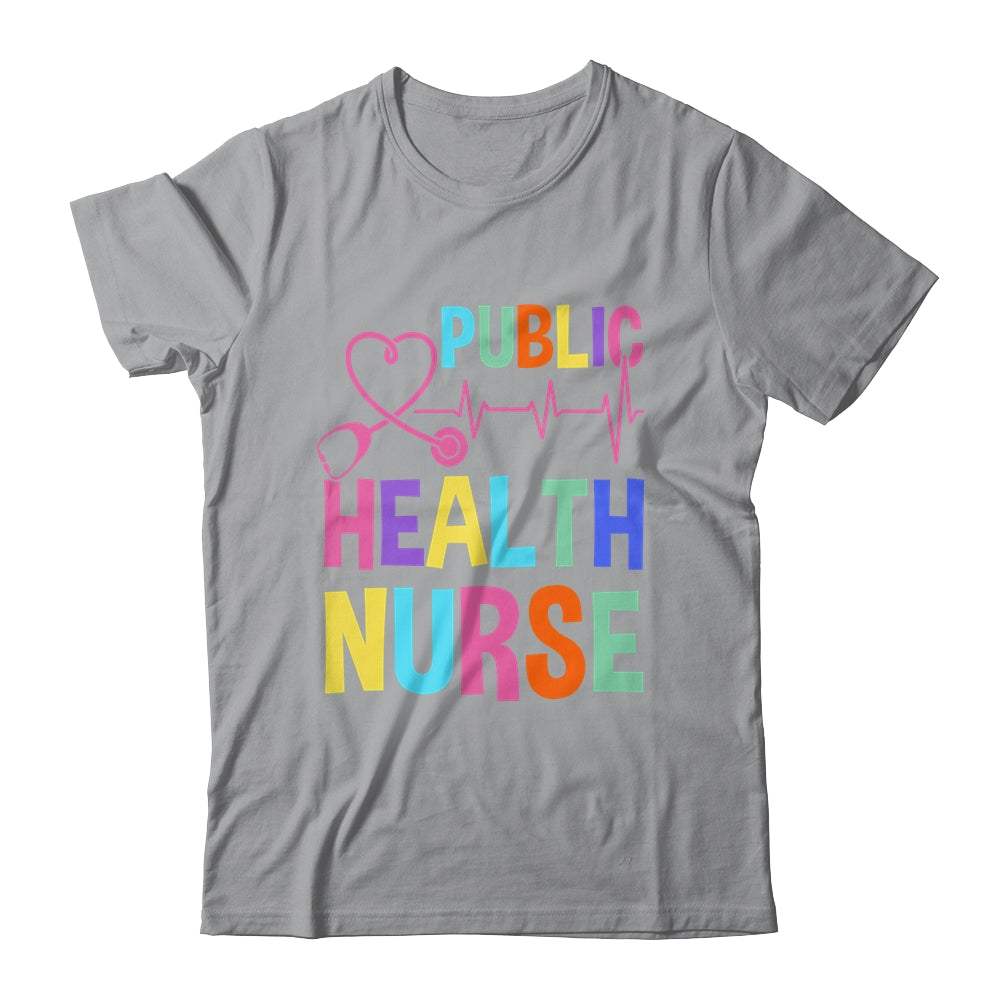 Public Health Nurse Heart For Nurse Job Design For Women Shirt & Tank Top | siriusteestore