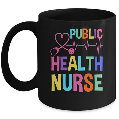 Public Health Nurse Heart For Nurse Job Design For Women Mug | siriusteestore