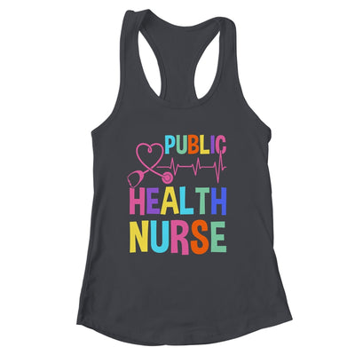 Public Health Nurse Heart For Nurse Job Design For Women Shirt & Tank Top | siriusteestore