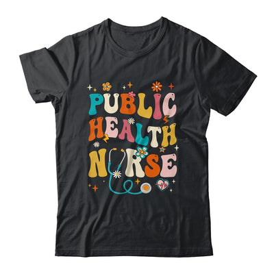 Public Health Nurse Heart For Nurse Job Groovy For Women Shirt & Tank Top | siriusteestore