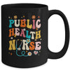Public Health Nurse Heart For Nurse Job Groovy For Women Mug | siriusteestore