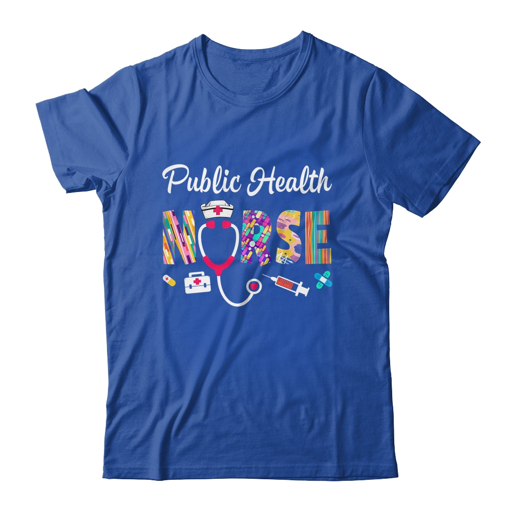 Public Health Nurse Stethoscope Nursing Design For Men Women Shirt & Tank Top | siriusteestore