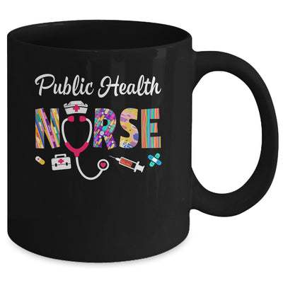Public Health Nurse Stethoscope Nursing Design For Men Women Mug | siriusteestore