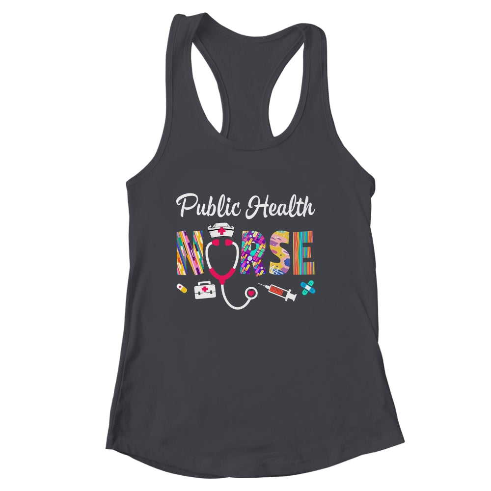 Public Health Nurse Stethoscope Nursing Design For Men Women Shirt & Tank Top | siriusteestore