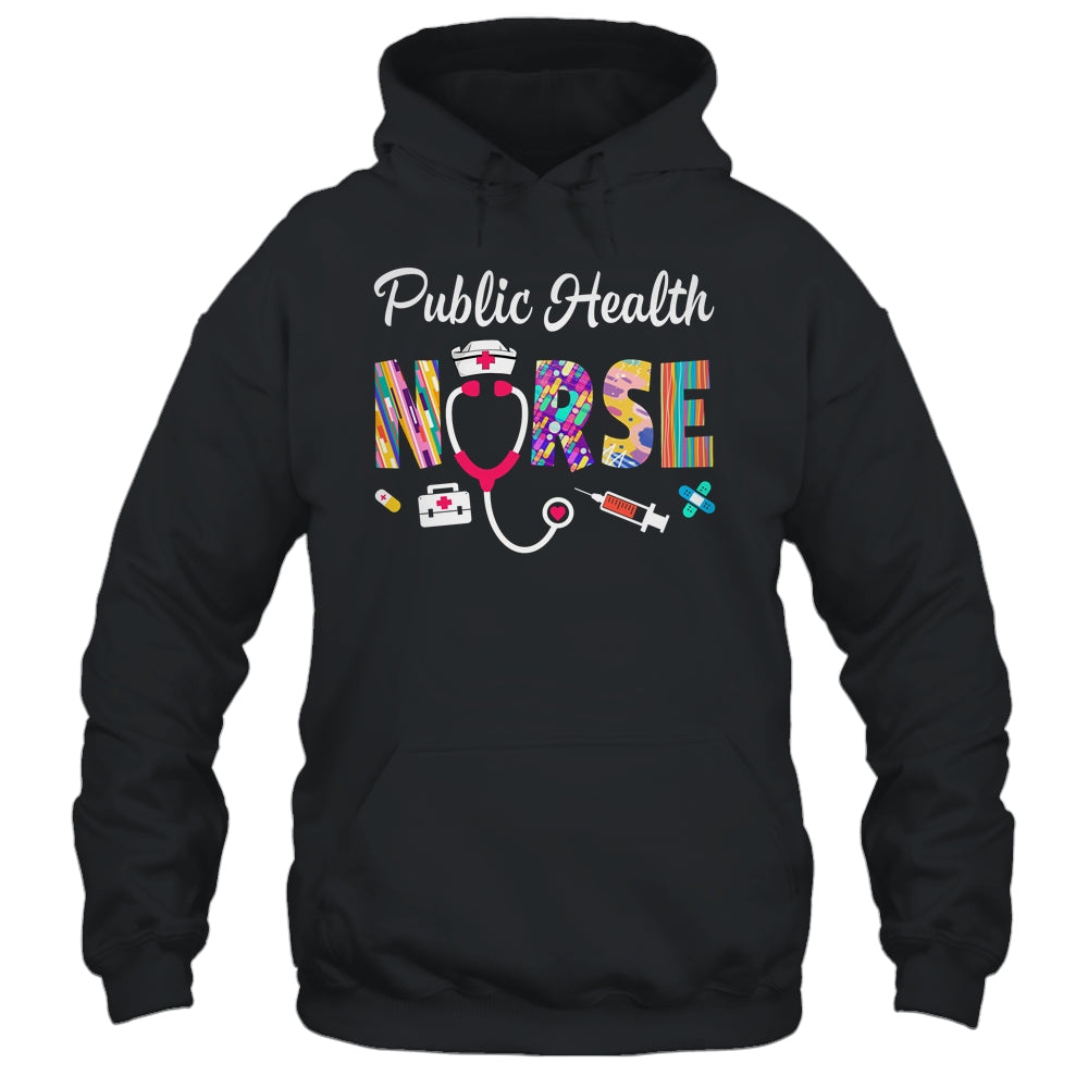 Public Health Nurse Stethoscope Nursing Design For Men Women Shirt & Tank Top | siriusteestore