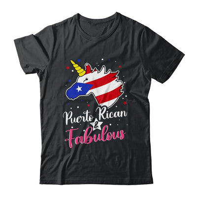 Puerto Rican And Fabulous Unicorn Puerto Rico Flag Girls Shirt & Tank Top | siriusteestore