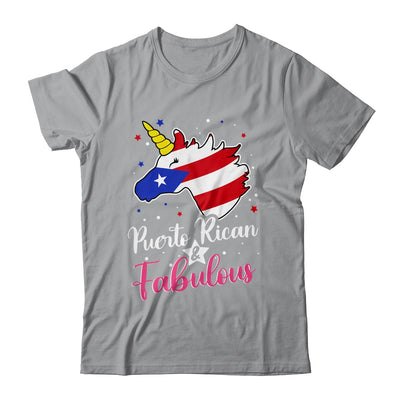 Puerto Rican And Fabulous Unicorn Puerto Rico Flag Girls Shirt & Tank Top | siriusteestore