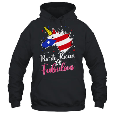 Puerto Rican And Fabulous Unicorn Puerto Rico Flag Girls Shirt & Tank Top | siriusteestore