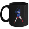 Puerto Rican Baseball Player Puerto Rico Flag Baseball Fans Mug | siriusteestore