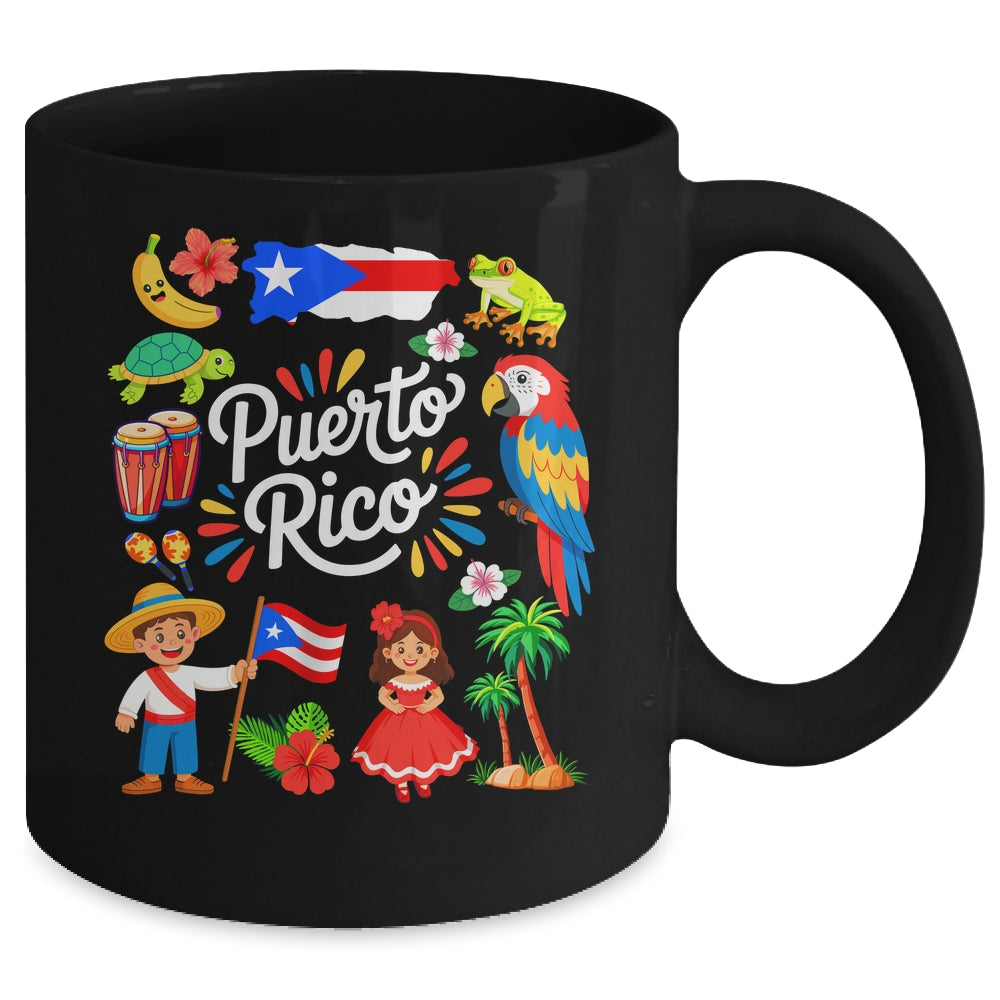 Puerto Rican Culture Outfit Idea Puerto Rico Flag Traveling Mug | siriusteestore