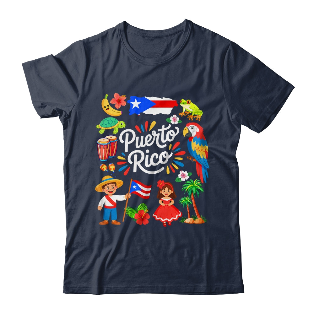 Puerto Rican Culture Outfit Idea Puerto Rico Flag Traveling Shirt & Tank Top | siriusteestore