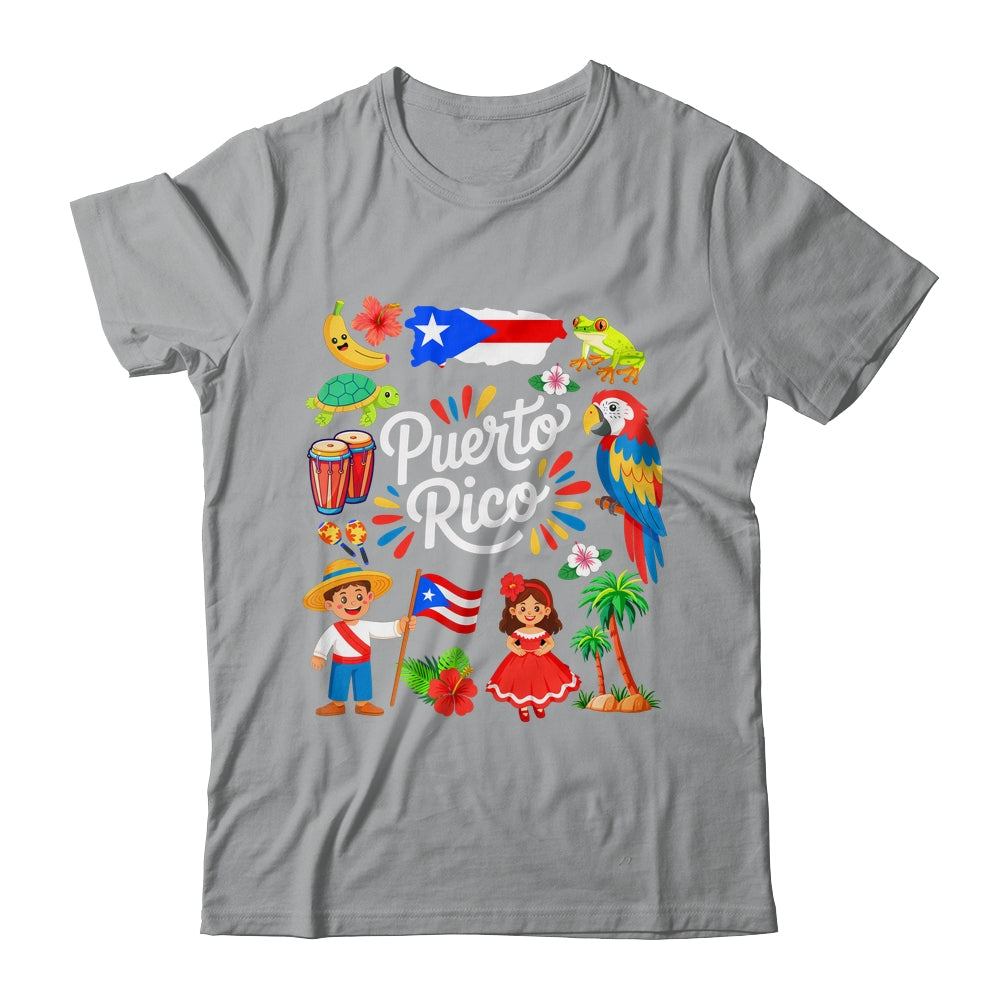 Puerto Rican Culture Outfit Idea Puerto Rico Flag Traveling Shirt & Tank Top | siriusteestore