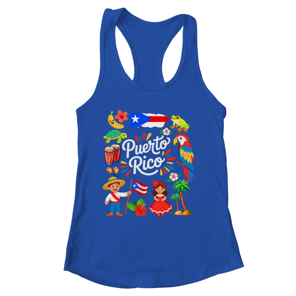 Puerto Rican Culture Outfit Idea Puerto Rico Flag Traveling Shirt & Tank Top | siriusteestore