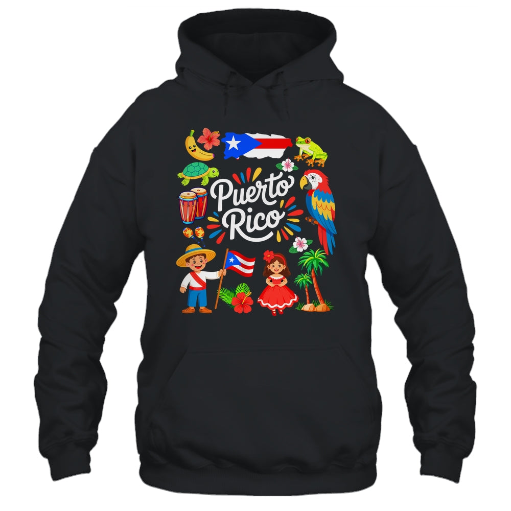 Puerto Rican Culture Outfit Idea Puerto Rico Flag Traveling Shirt & Tank Top | siriusteestore