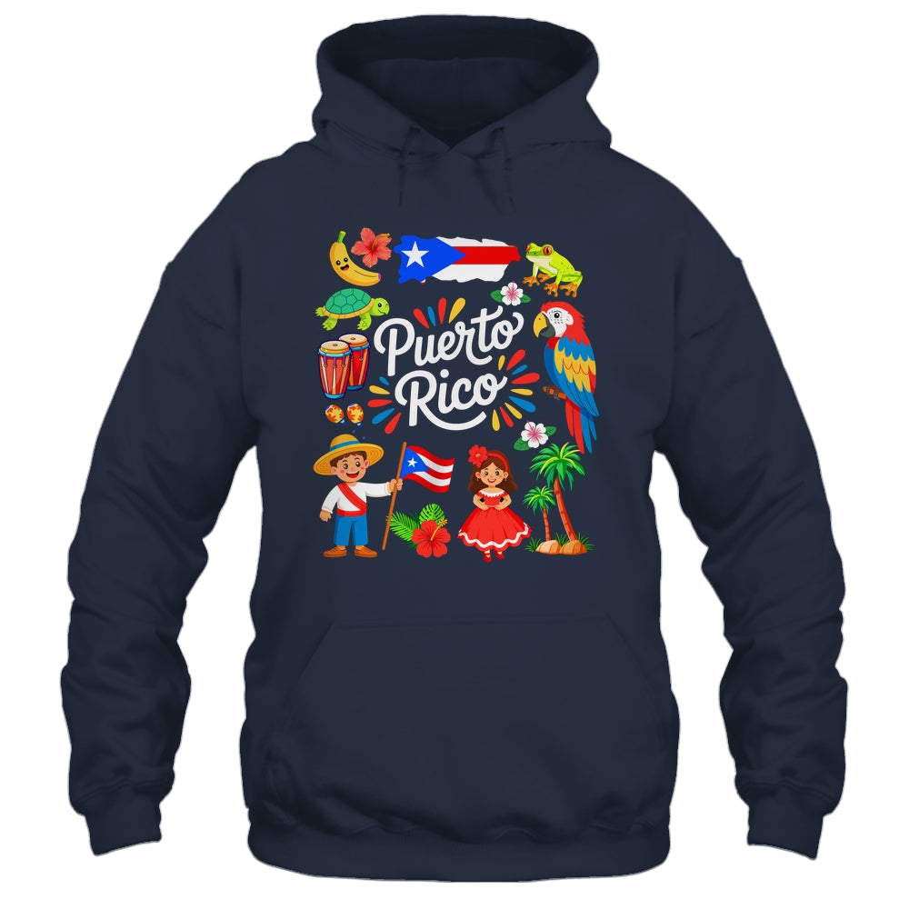 Puerto Rican Culture Outfit Idea Puerto Rico Flag Traveling Shirt & Tank Top | siriusteestore