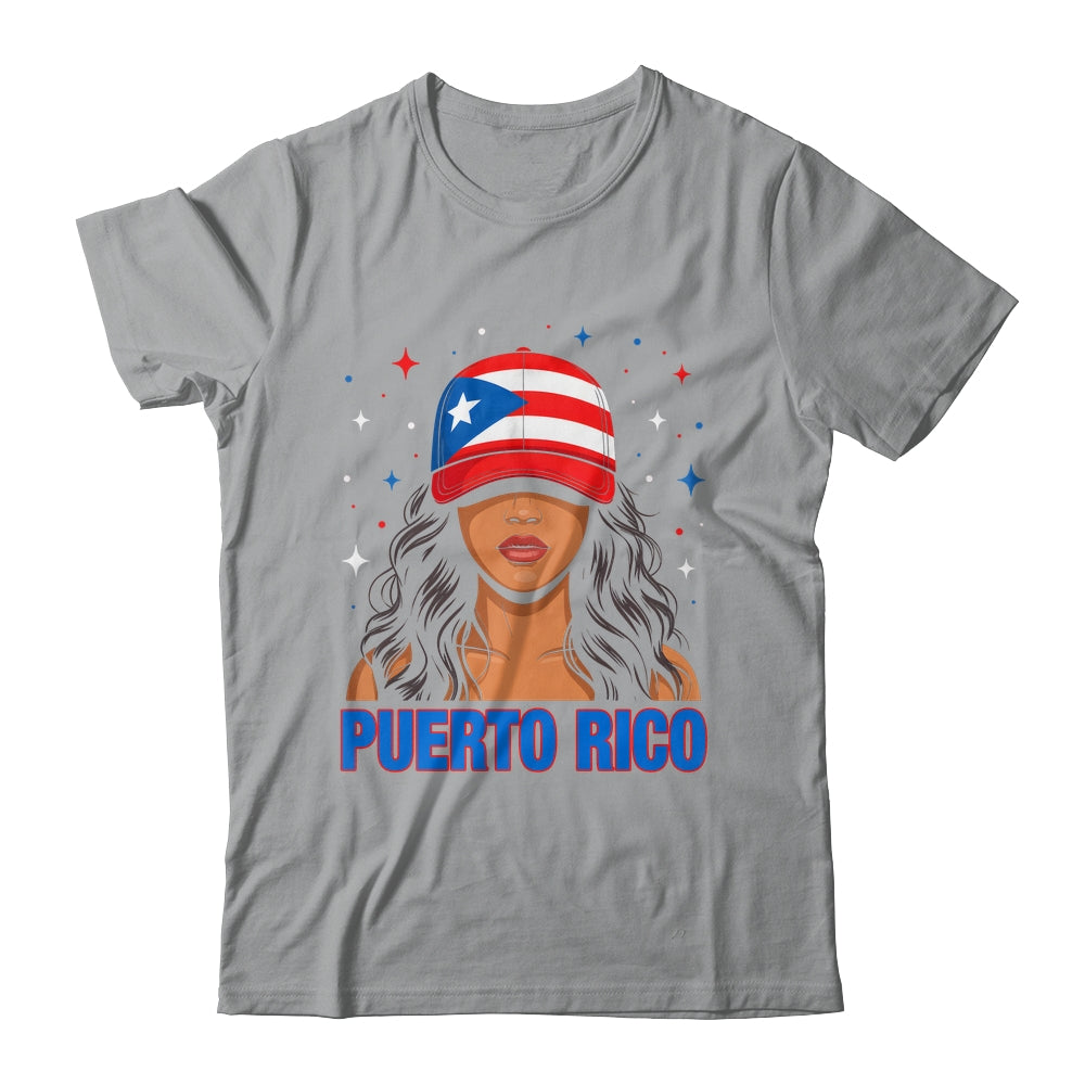 Puerto Rican Girl Puerto Rico Flag Proud Boricua Women Shirt & Tank Top | siriusteestore