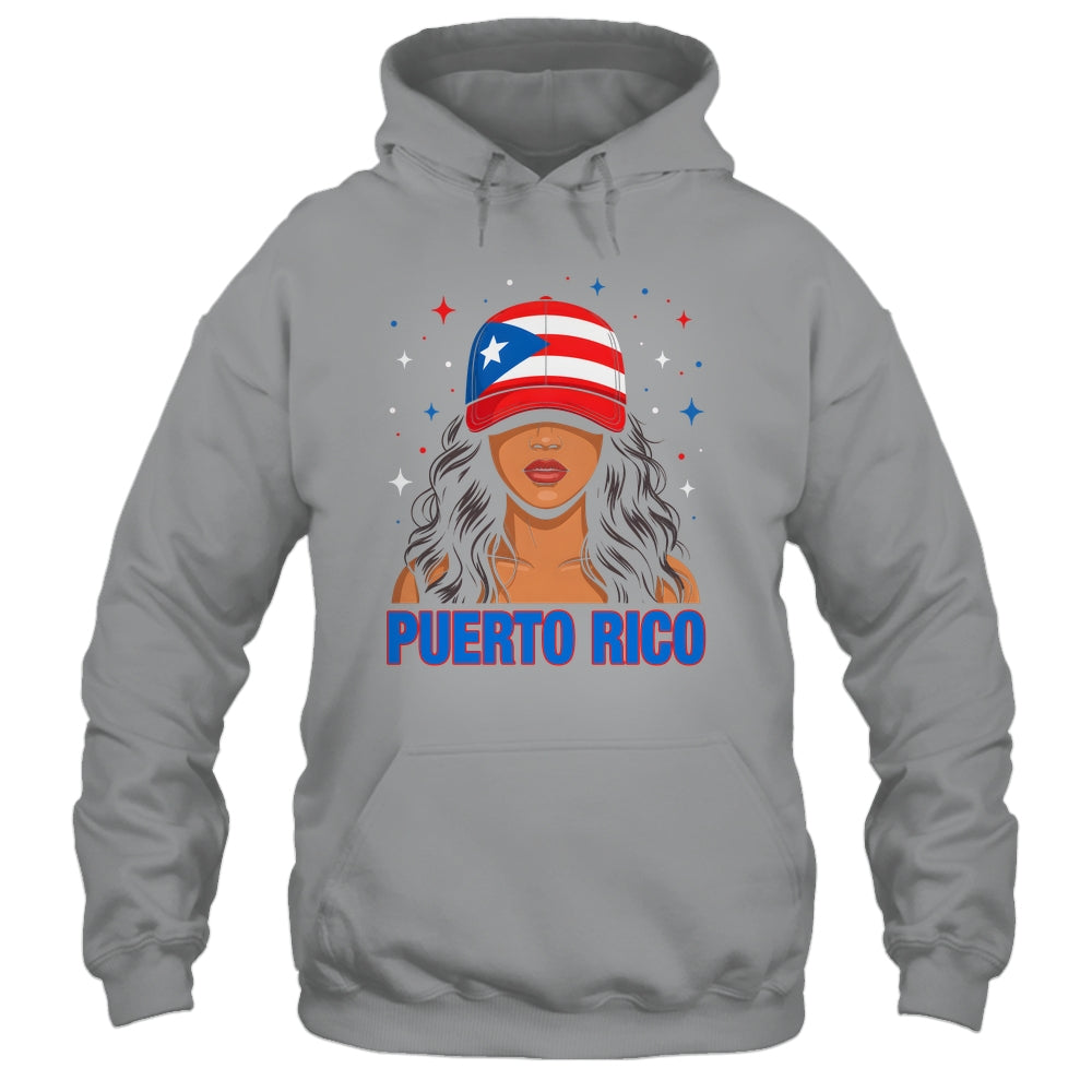 Puerto Rican Girl Puerto Rico Flag Proud Boricua Women Shirt & Tank Top | siriusteestore