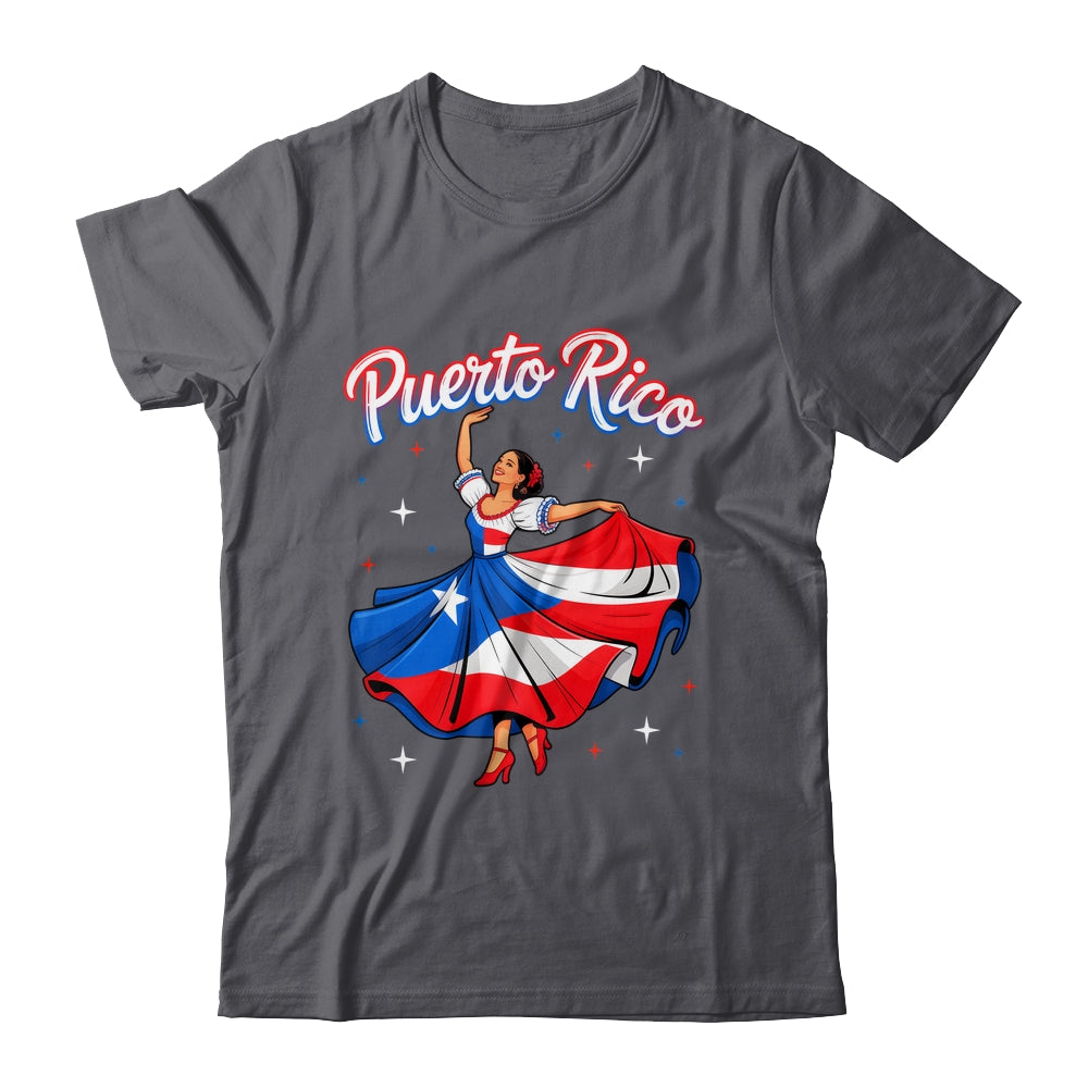 Puerto Rican Girl Women Boricua Flag Puerto Rico Flag Shirt & Tank Top | siriusteestore