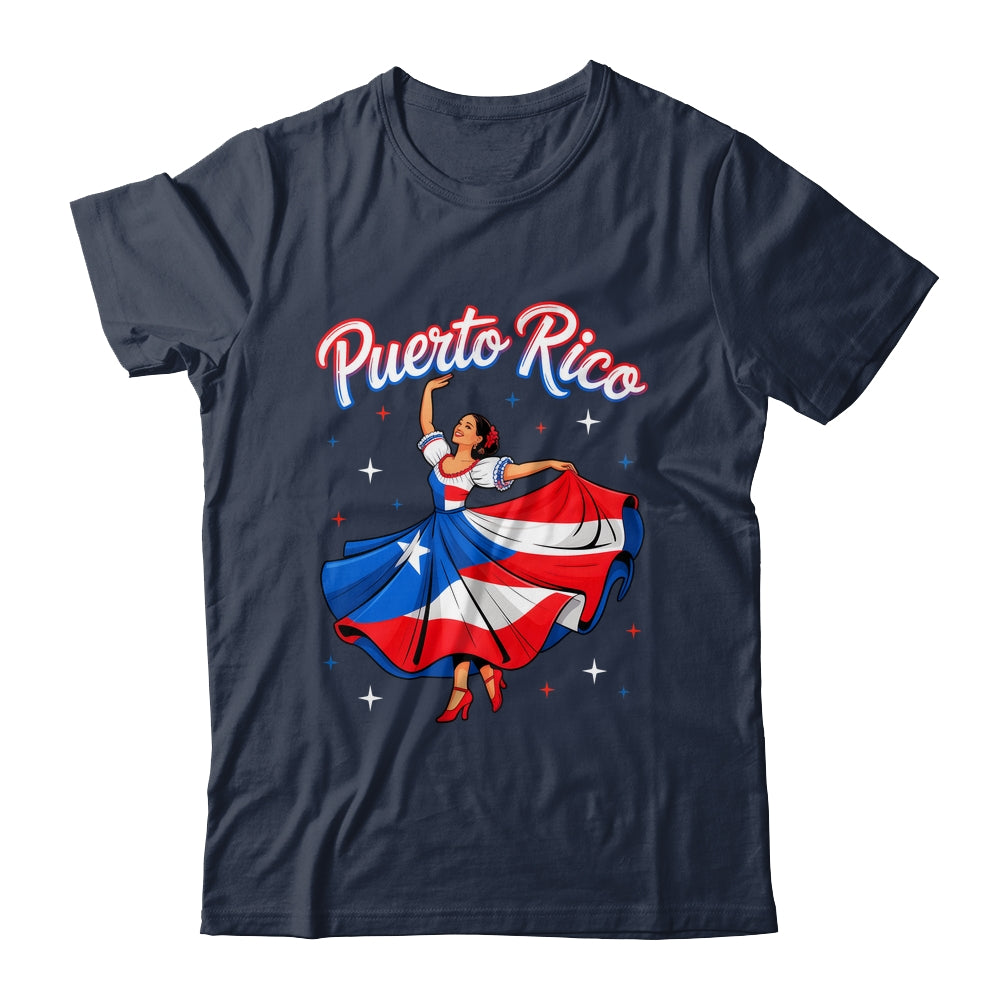 Puerto Rican Girl Women Boricua Flag Puerto Rico Flag Shirt & Tank Top | siriusteestore