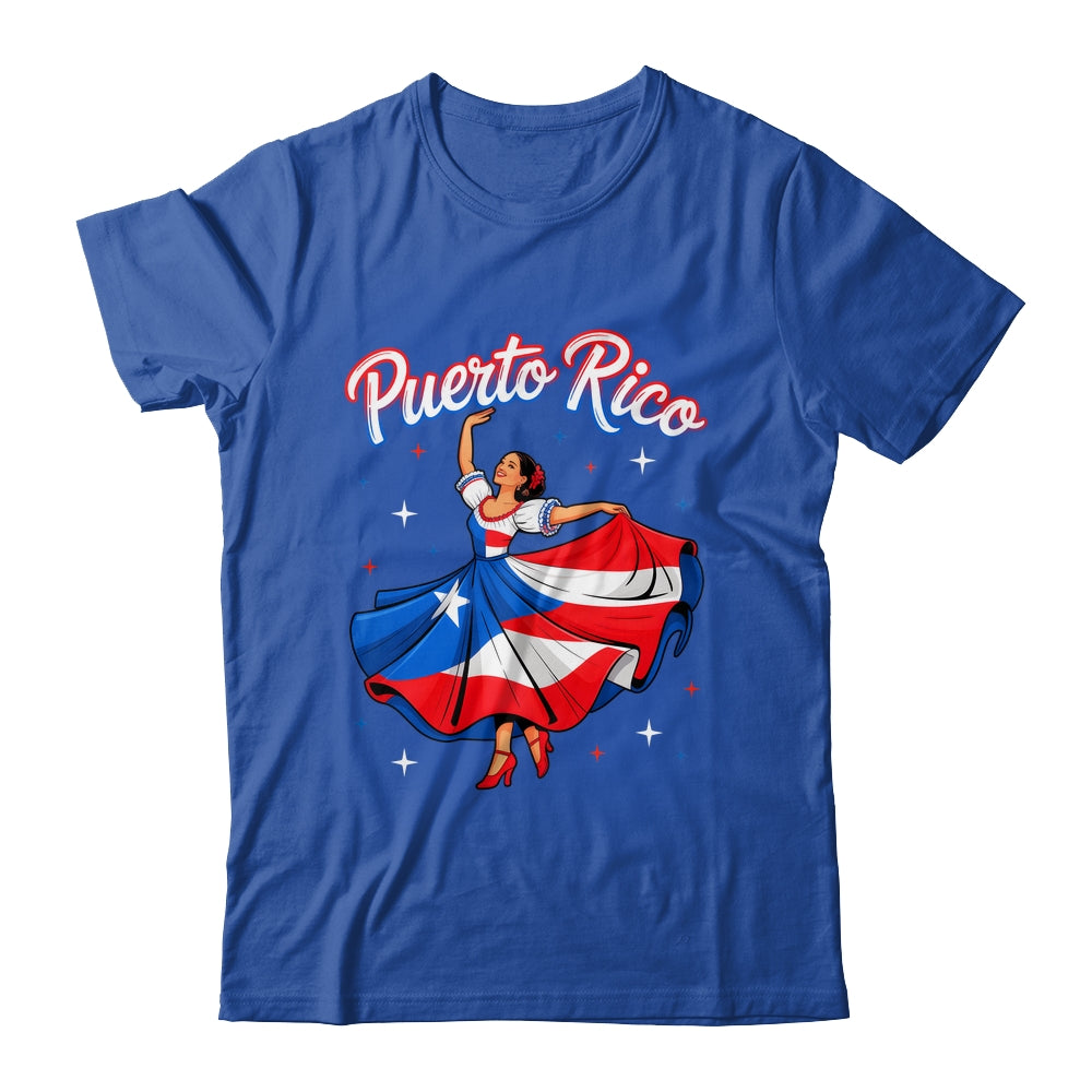 Puerto Rican Girl Women Boricua Flag Puerto Rico Flag Shirt & Tank Top | siriusteestore